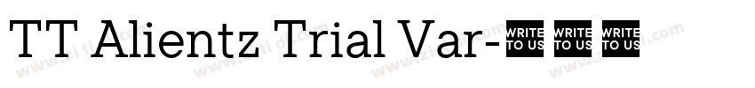 TT Alientz Trial Var字体转换